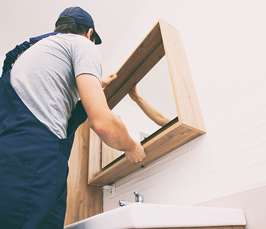 Cost-Effective Mirror Glass Installation Image – Sky Glass London