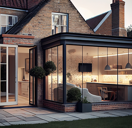 Glass Box Extension to Your Home image – Sky Glass London