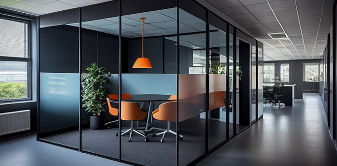 Office Glass Partitions Glazing Image- Sky Glass London